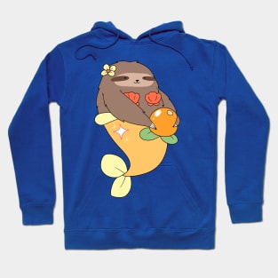 Orange Fruit MerSloth Hoodie